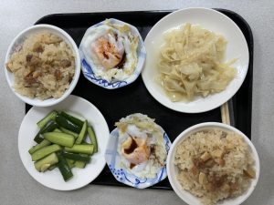 珠記大橋頭油飯の注文した料理の写真