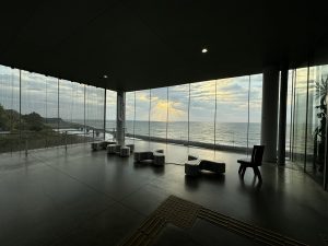 JR日立駅の日の出の写真